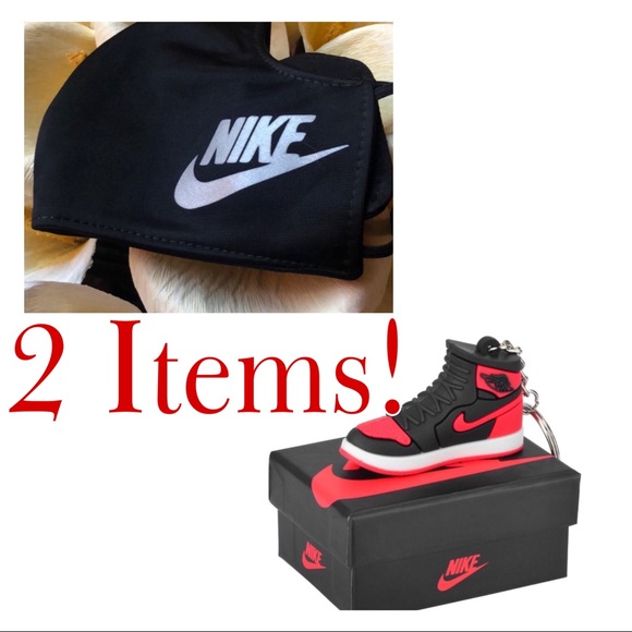 Nike Other - Nike 3D Keychain plus free black face mask